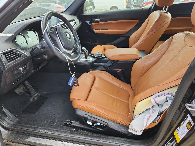 2020 BMW 2er VIN WBA2J1C01L7F61357 COPART salvage auction — FRONT END, Md - Cert Of Salvage > 75% Damage, sold $1,200 on 2026-08-18 (photo 7)