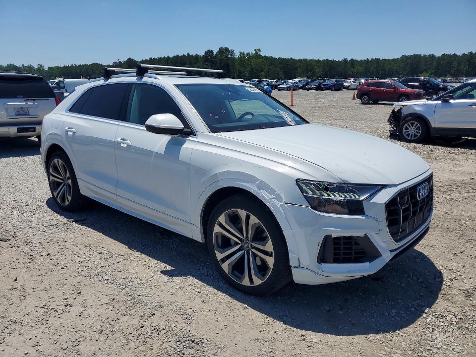 2021 Audi Q8 VIN WA1CVAF18MD025824 COPART salvage auction — FRONT END, Nc - Salvage Certificate Of Title, sold $825 on 2026-07-13 (photo 4)