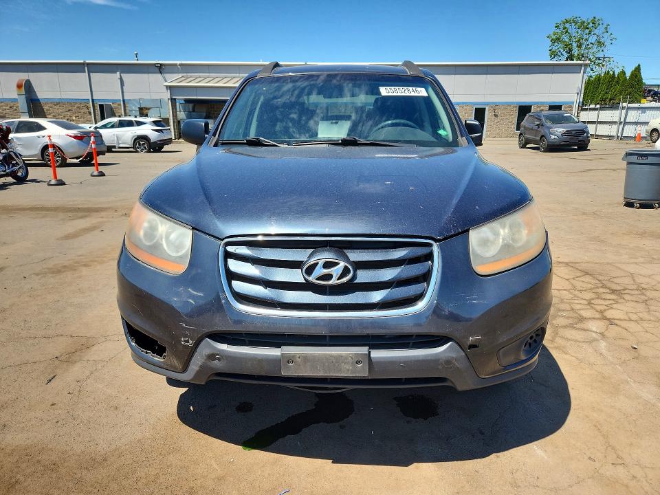 2011 Hyundai Santa fe VIN 5XYZGDAB5BG070066 COPART salvage auction — REAR END, Ct - Cert Of Title-Salvage, sold $950 on 2026-07-10 (photo 5)