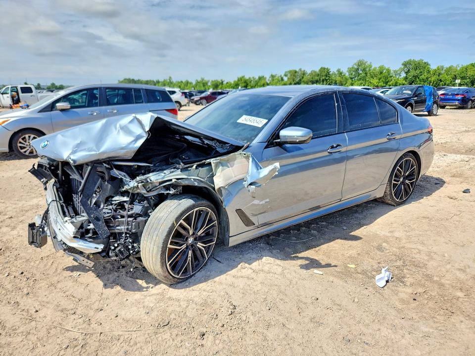 2021 BMW VIN WBA53BJ02MWX04420 COPART salvage auction — FRONT END, Tx - Salvage Vehicle Title, sold $9,400 on 2026-08-04 (photo 1)