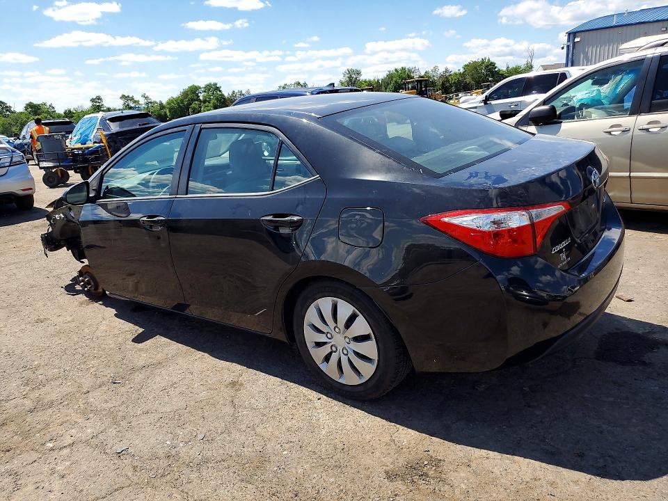2015 Toyota Corolla VIN 2T1BURHEXFC449878 COPART salvage auction — FRONT END, Pa - Certificate Of Salvage, sold $2,000 on 2026-07-02 (photo 2)