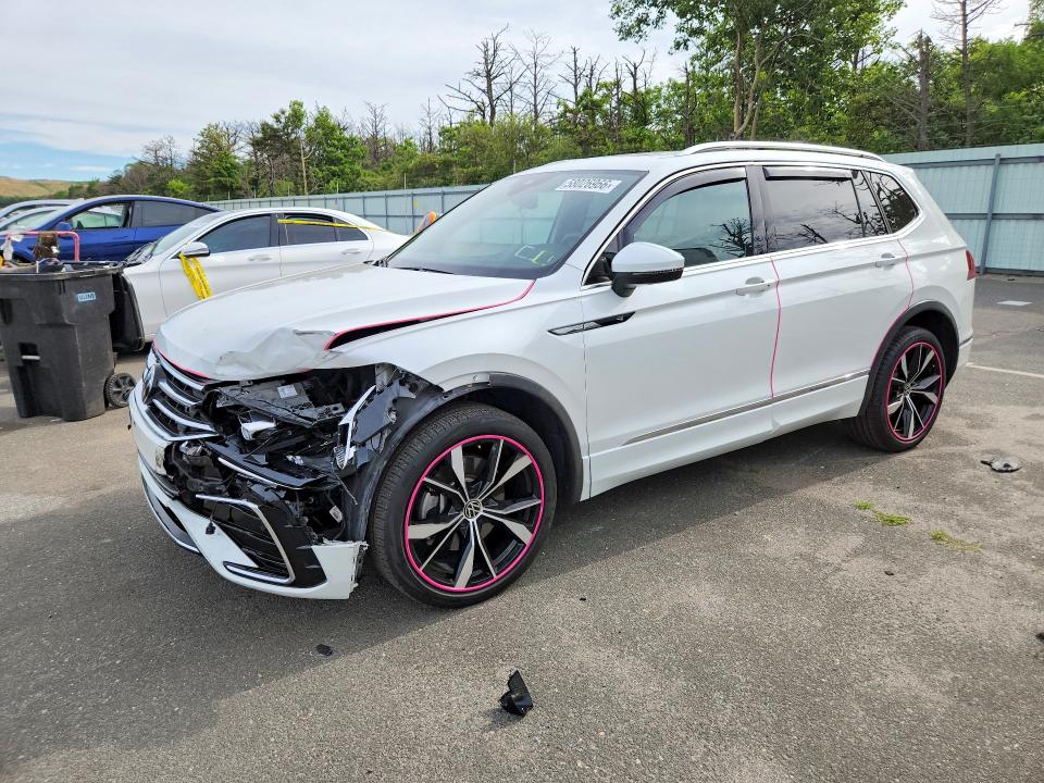 2022 Volkswagen Tiguan VIN 3VV4B7AX9NM063815 COPART salvage auction — FRONT END, NY - MV-907A SALVAGE CERTIFICATE, sold $13,200 on 2026-07-27 (photo 1)