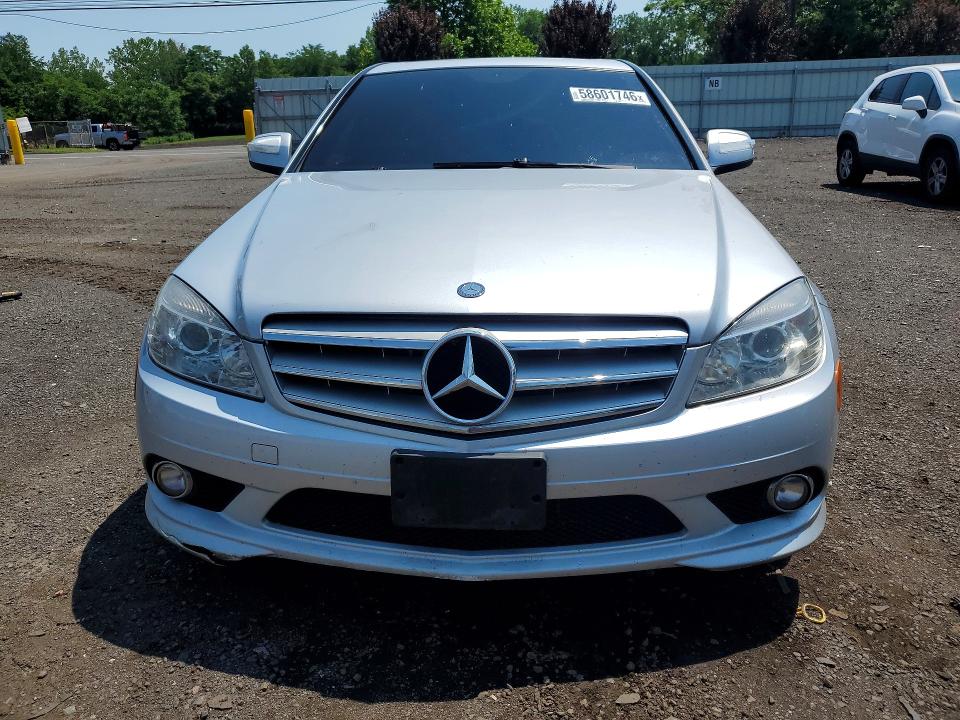 2009 Mercedes-benz C-klasse VIN WDDGF81X09F251060 COPART salvage auction — REAR END, Ct - Cert Of Title-Salvage, sold $475 on 2026-07-10 (photo 5)