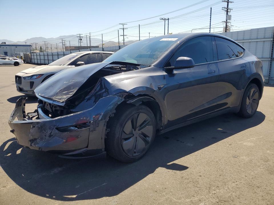2026 Tesla Model y VIN 7SAYGDED7TF388306 COPART salvage auction — FRONT END, Ca - Salvage Certificate, sold $14,600 on 2026-07-20 (photo 1)