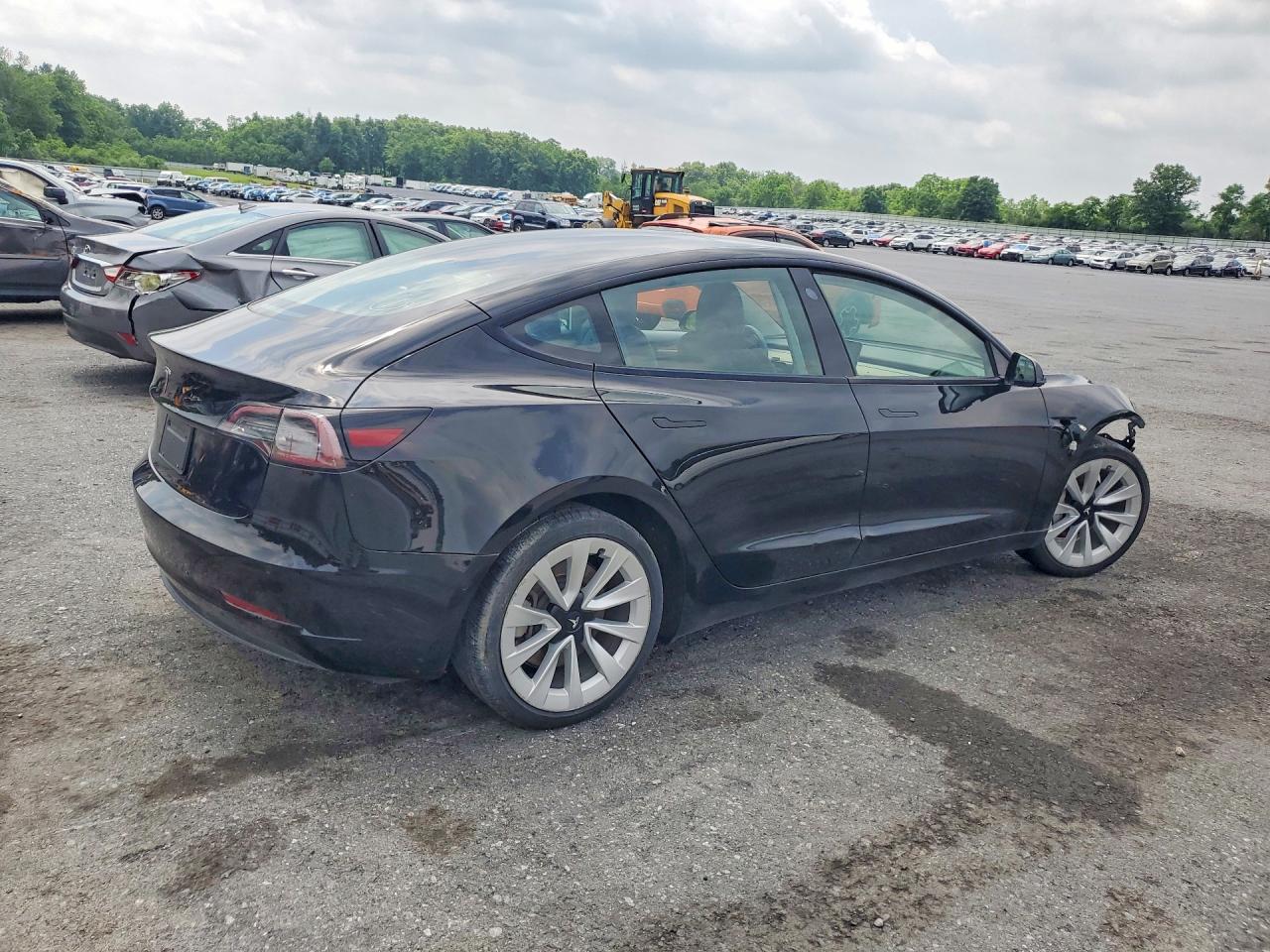 2022 Tesla Model 3 VIN 5YJ3E1EA4NF289558 COPART salvage auction — Front End, PA - CERT OF TITLE, sold $6,500 on 2026-07-01 (photo 3)