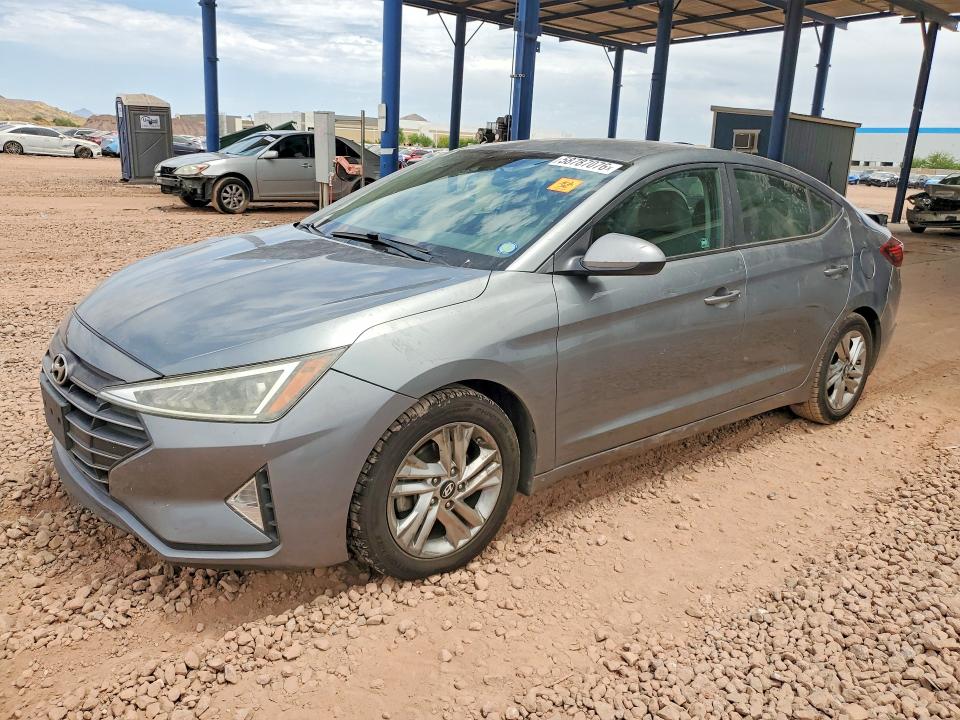 2019 Hyundai Elantra VIN KMHD84LF0KU768991 COPART salvage auction — REAR END, Salvage Title, sold $1,350 on 2026-07-23 (photo 1)