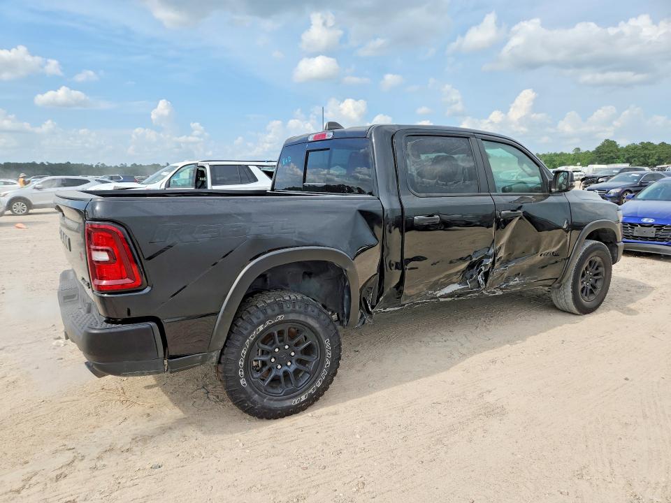 2025 Ram 1500 VIN 1C6SRFLP9SN618991 COPART salvage auction — ROLLOVER, IL - SALVAGE CERTIFICATE, sold $12,300 on 2026-07-28 (photo 3)