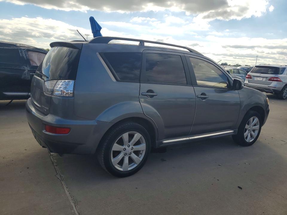 2010 Mitsubishi Outlander VIN JA4JS4AX3AZ006545 COPART salvage auction — HAIL, Tx - Certificate Of Title, sold $2,300 on 2026-07-27 (photo 3)