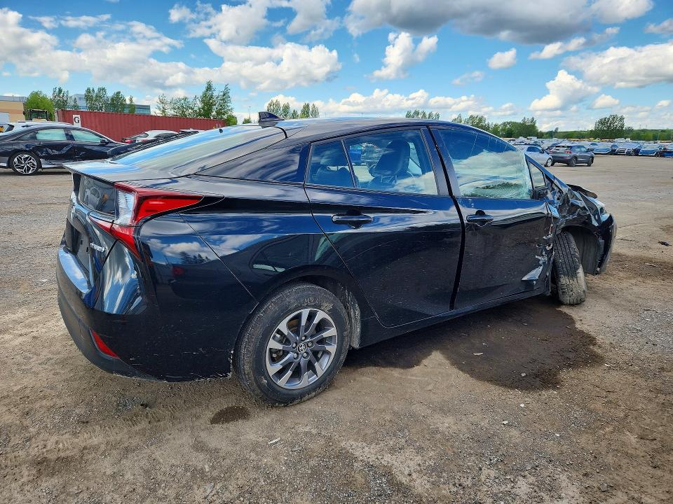 2019 Toyota Prius VIN JTDKARFU3K3086054 COPART salvage auction — FRONT END, On - Permit Salvage, sold $5,200 on 2026-07-14 (photo 3)