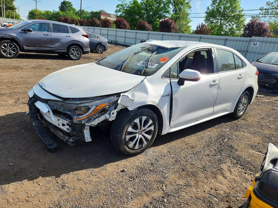 2021 Toyota Corolla VIN JTDEAMDE3MJ016368 COPART salvage auction — BIOHAZARD/CHEMICAL, Ct - Cert Of Title-Salvage, sold $5,100 on 2026-07-31 (photo 1)
