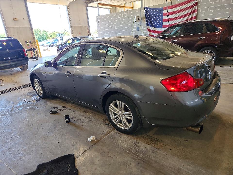 2013 Infiniti G VIN JN1CV6AR7DM357160 COPART salvage auction — UNDERCARRIAGE, MO - SALVAGE CERTIFICATE OF TITLE, sold $350 on 2026-07-28 (photo 2)