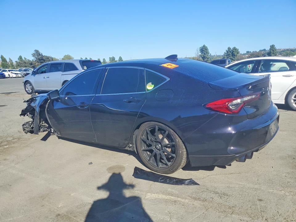 2021 Acura Tlx VIN 19UUB6F69MA000767 COPART salvage auction — FRONT END, Ca - Salvage Certificate, sold $2,900 on 2026-07-24 (photo 2)
