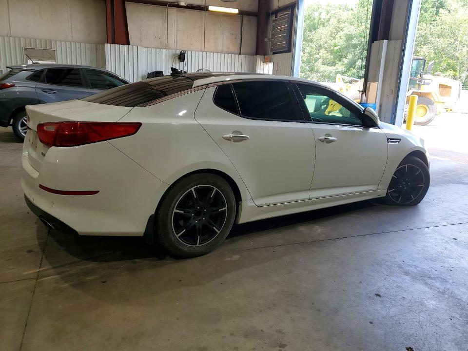 2015 Kia Optima VIN 5XXGN4A78FG461280 COPART salvage auction — MECHANICAL, TX - CERTIFICATE OF TITLE, sold $725 on 2026-07-27 (photo 3)