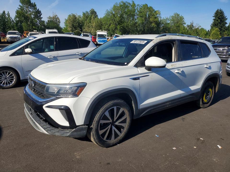 2022 Volkswagen Taos VIN 3VVWX7B28NM043102 COPART salvage auction — FRONT END, Or - Lien Papers, Clean Title, sold $6,800 on 2026-07-08 (photo 1)