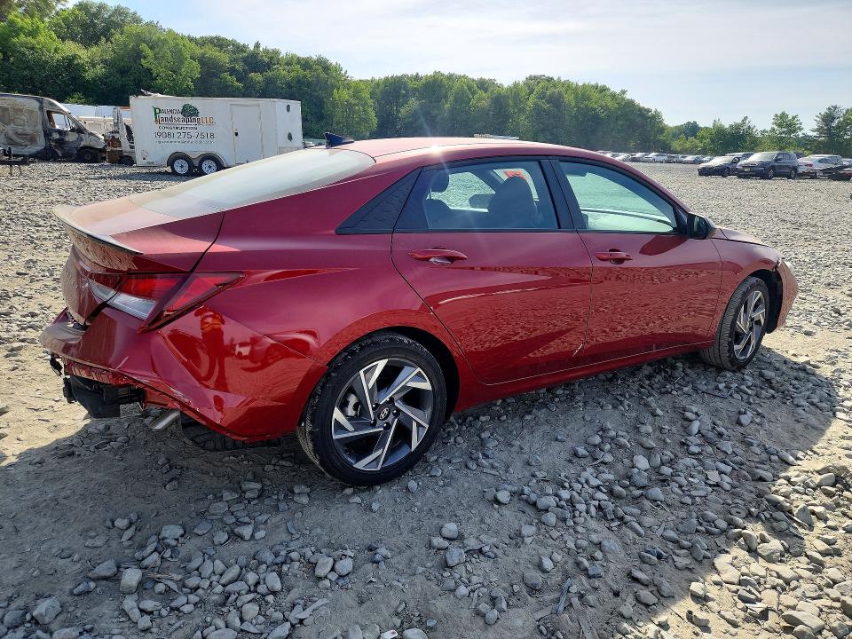2025 Hyundai Elantra VIN KMHLM4DG0SU066278 COPART salvage auction — FRONT END, Nj - Cert Of Title-Salvage, sold $350 on 2026-07-27 (photo 3)