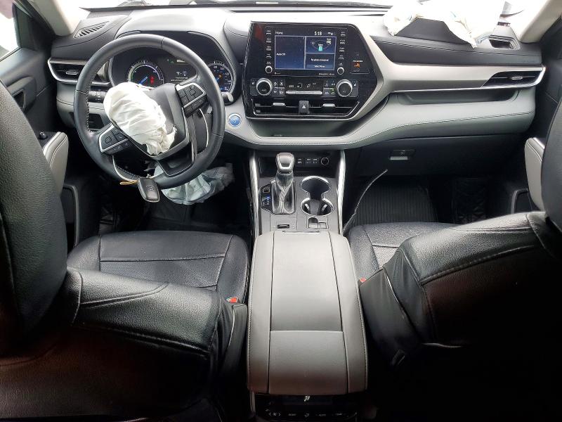2022 Toyota Highlander hybrid VIN 5TDHBRCH2NS545818 COPART salvage auction — FRONT END, CA - SALVAGE CERTIFICATE, sold $11,900 on 2026-07-23 (photo 8)