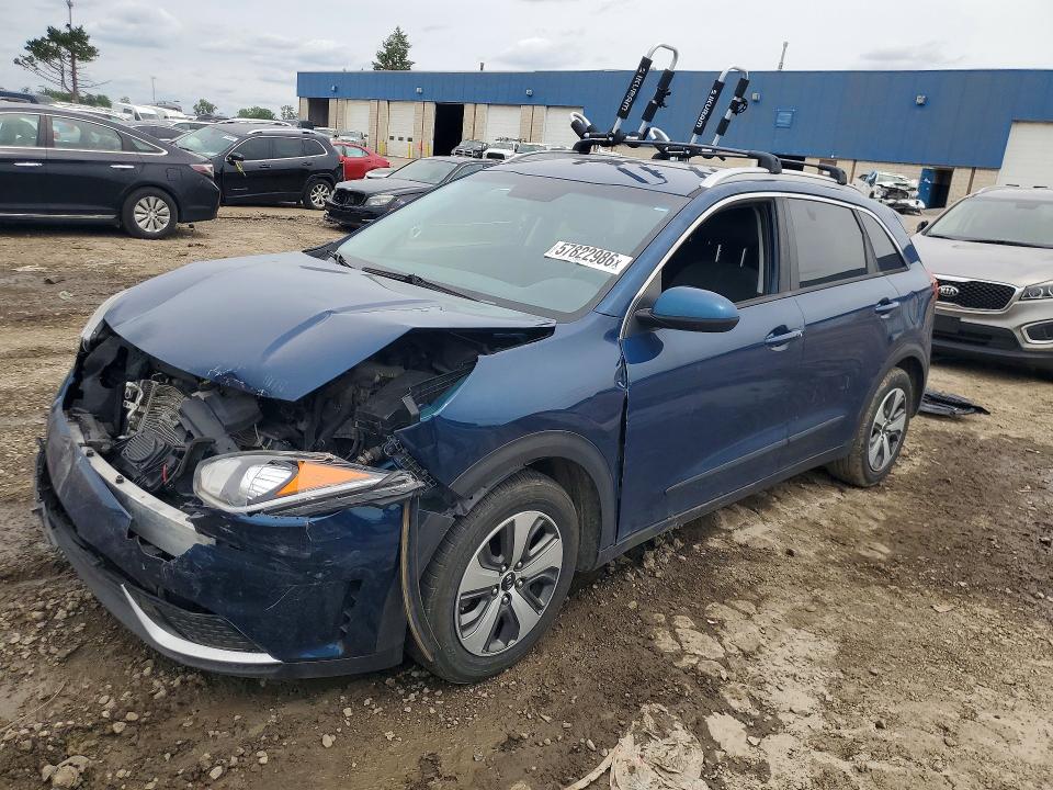 2018 Kia VIN KNDCB3LC5J5124025 COPART salvage auction — FRONT END, Mi - Cert Of Title-Salvage Vehicle, sold $900 on 2026-07-31 (photo 1)