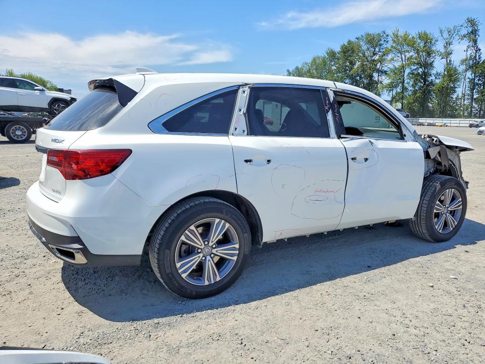 2020 Acura VIN 5J8YD4H31LL050651 COPART salvage auction — FRONT END, Salvage Title, sold $60 on 2026-07-27 (photo 3)