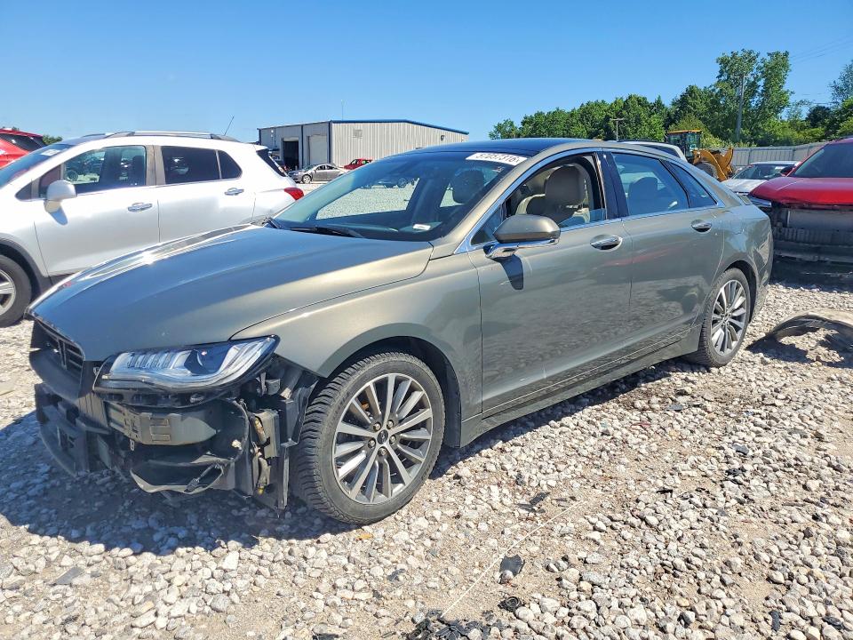 2017 Lincoln Mkz VIN 3LN6L5FC1HR641293 COPART salvage auction — FRONT END, Mi - Certificate Of Title, sold $2,600 on 2026-07-09 (photo 1)