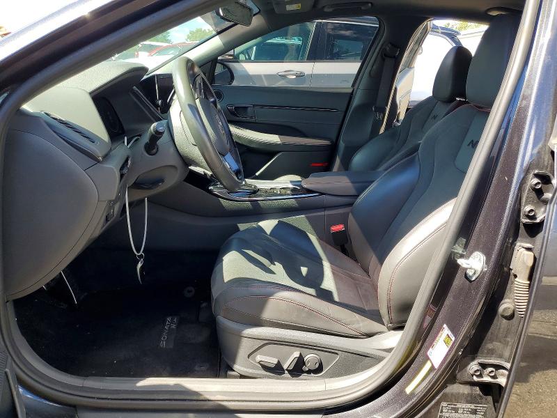 2021 Hyundai Sonata VIN 5NPEK4JC2MH111643 COPART salvage auction — FRONT END, In - Cert Of Title-Salvage Title, sold $5,100 on 2026-07-20 (photo 7)