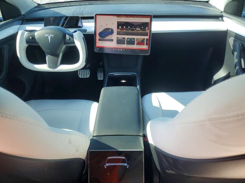 2022 Tesla Model y VIN 7SAYGDEF8NF565563 COPART salvage auction — FRONT END, Ca - Salvage Certificate, sold $10,600 on 2026-07-23 (photo 8)