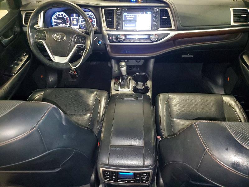 2015 Toyota Highlander VIN 5TDDKRFHXFS098991 COPART salvage auction — WATER/FLOOD, KS - CERT OF TITLE-SALVAGE, sold $575 on 2026-07-27 (photo 8)