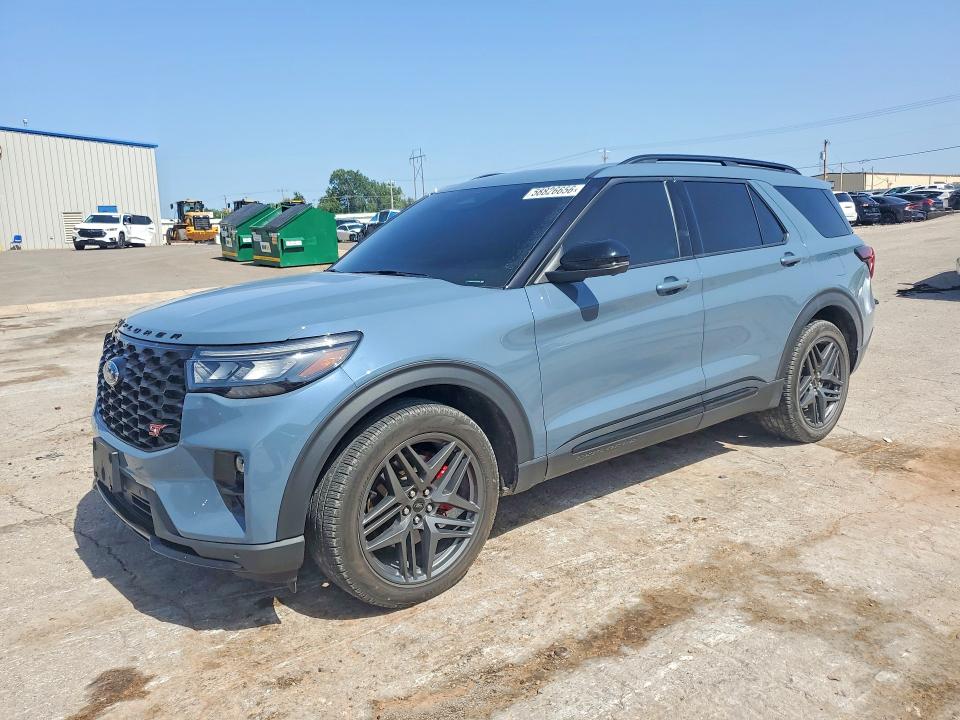 2025 Ford Explorer VIN 1FMWK8GC1SGC22572 COPART salvage auction — MINOR DENT/SCRATCHES, Ok - Cert Of Title-Salvage, sold $14,700 on 2026-07-30 (photo 1)