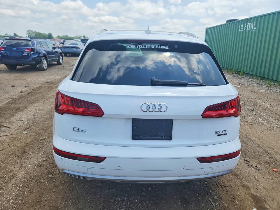 2018 Audi Q5 VIN WA1BNAFY2J2022255 COPART salvage auction — WATER/FLOOD, Il - Salvage Cert-Flood, sold $7,000 on 2026-07-14 (photo 6)