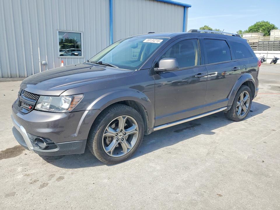 2018 Dodge Journey VIN 3C4PDDGG9JT197204 COPART salvage auction — HAIL, Ok - Cert Of Title-Salvage, sold $2,550 on 2026-07-31 (photo 1)