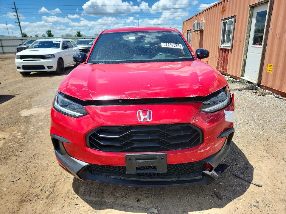 2023 Honda Hr-v VIN 3CZRZ2H58PM722987 COPART salvage auction — FRONT END, Il - Salvage Certificate, sold $8,500 on 2026-07-30 (photo 5)