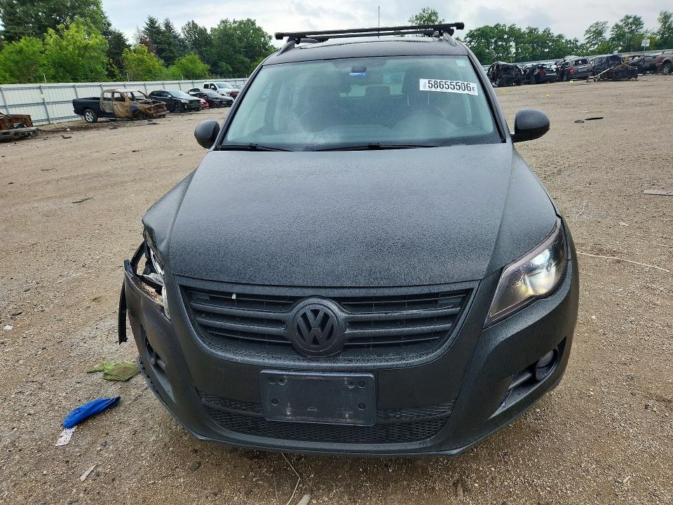 2011 Volkswagen Tiguan VIN WVGBV7AX3BW534426 COPART salvage auction — FRONT END, Il - Salvage Certificate, sold $375 on 2026-08-11 (photo 5)