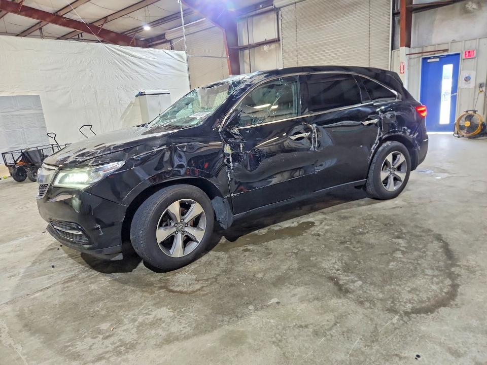 2016 Acura VIN 5FRYD4H26GB002169 COPART salvage auction — ROLLOVER, Ma - Cert Of Title-Reconstrctd Coll, sold $100 on 2026-07-23 (photo 1)