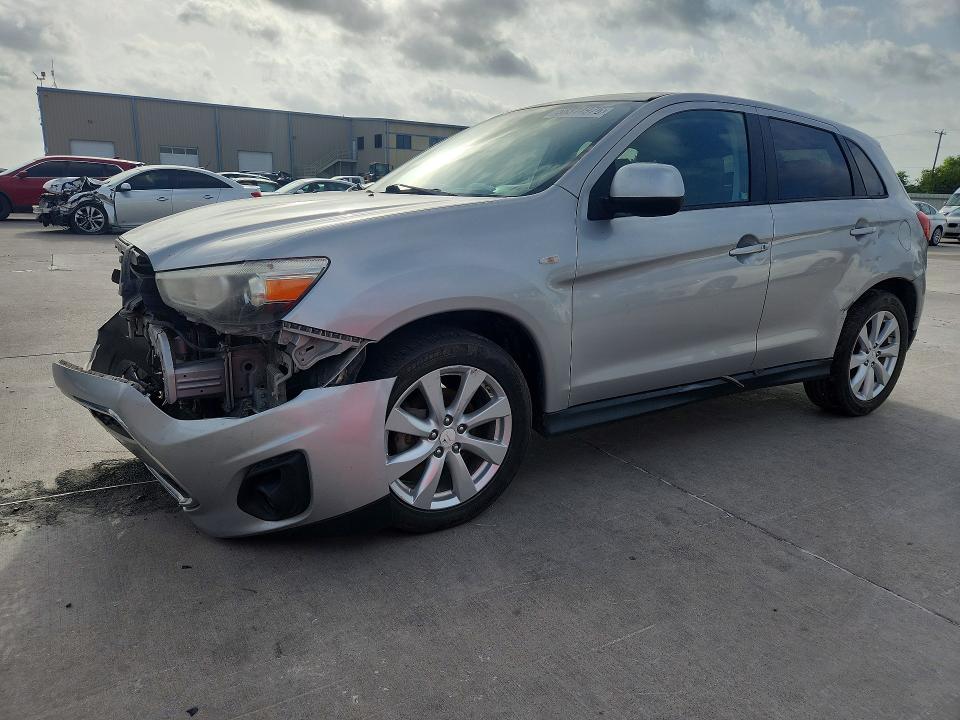 2014 Mitsubishi Outlander VIN 4A4AP3AU9EE012461 COPART salvage auction — FRONT END, Tx - Certificate Of Title, sold $775 on 2026-07-09 (photo 1)
