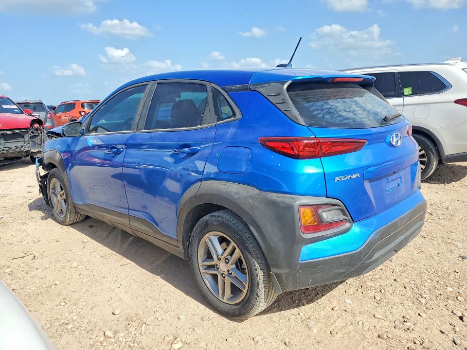 2019 Hyundai VIN KM8K12AA7KU230604 COPART salvage auction — FRONT END, Tx - Salvage Vehicle Title, sold $2,850 on 2026-07-02 (photo 2)