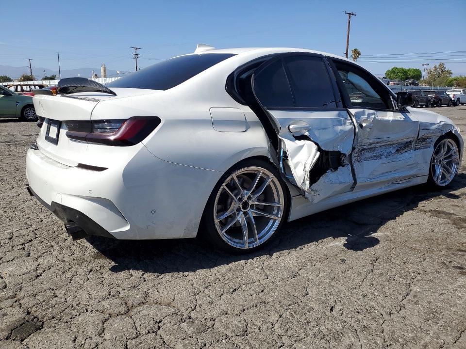 2021 BMW 3er VIN 3MW5R1J09M8C15904 COPART salvage auction — SIDE, Ca - Salvage Certificate, sold $11,500 on 2026-07-30 (photo 3)