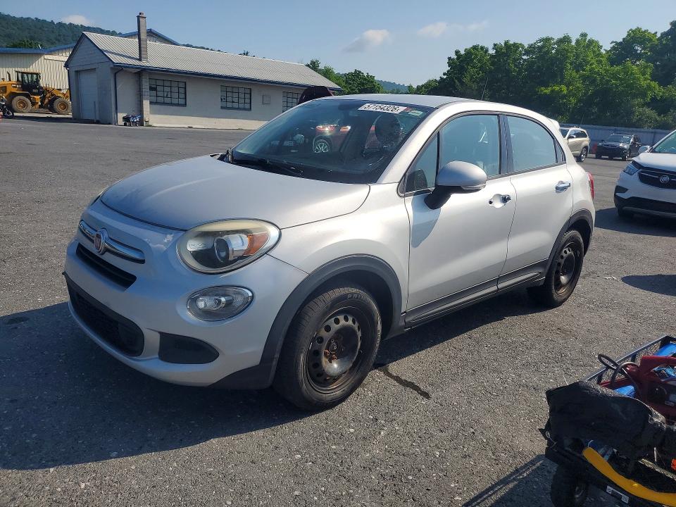 2016 Fiat 500 VIN ZFBCFXAT0GP327124 COPART salvage auction — FRONT END, In - Certificate Of Title, sold $750 on 2026-07-09 (photo 1)