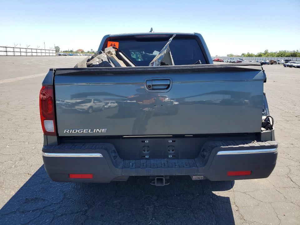 2017 Honda Ridgeline VIN 5FPYK2F66HB002392 COPART salvage auction — FRONT END, CA - SALVAGE CERTIFICATE, sold $675 on 2026-07-02 (photo 6)