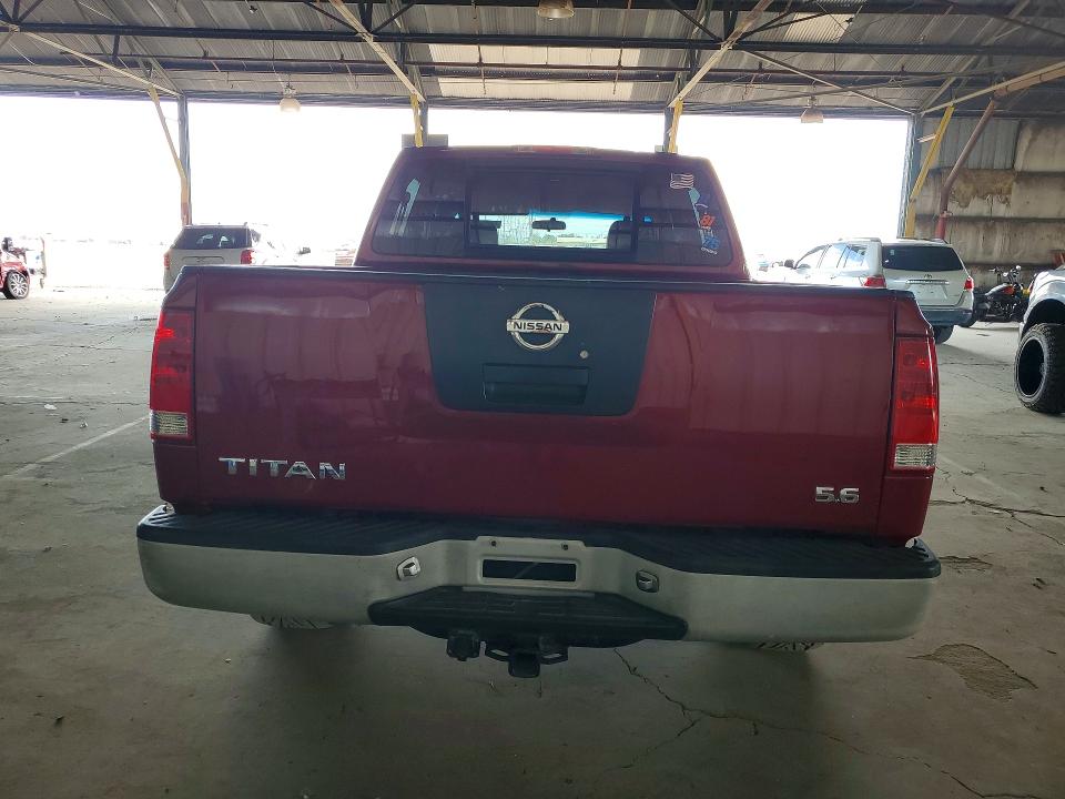 2006 Nissan TITAN VIN 1N6BA07A26N538373 COPART salvage auction — NORMAL WEAR, Az - Certificate Of Title, sold $2,200 on 2026-07-08 (photo 6)