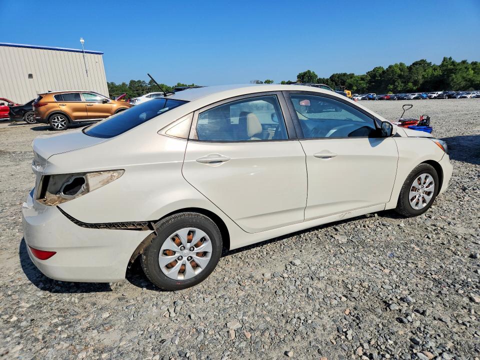 2015 Hyundai Accent VIN KMHCT4AE3FU809835 COPART salvage auction — FRONT END, Ga - Cert Of Title-Salvage, sold $475 on 2026-07-02 (photo 3)