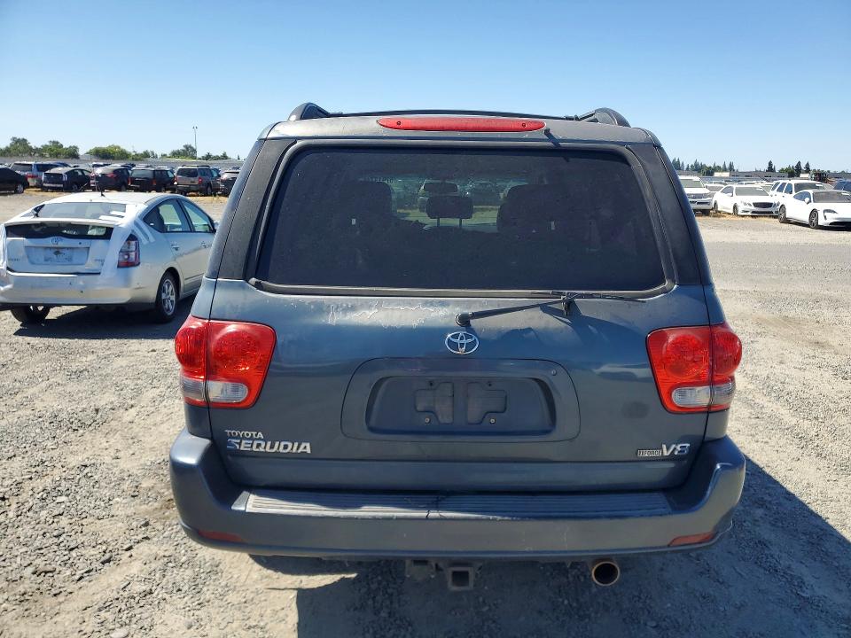 2006 Toyota Sequoia VIN 5TDZT34A36S272342 COPART salvage auction — FRONT END, Ca - Salvage Certificate, sold $1,100 on 2026-07-14 (photo 6)