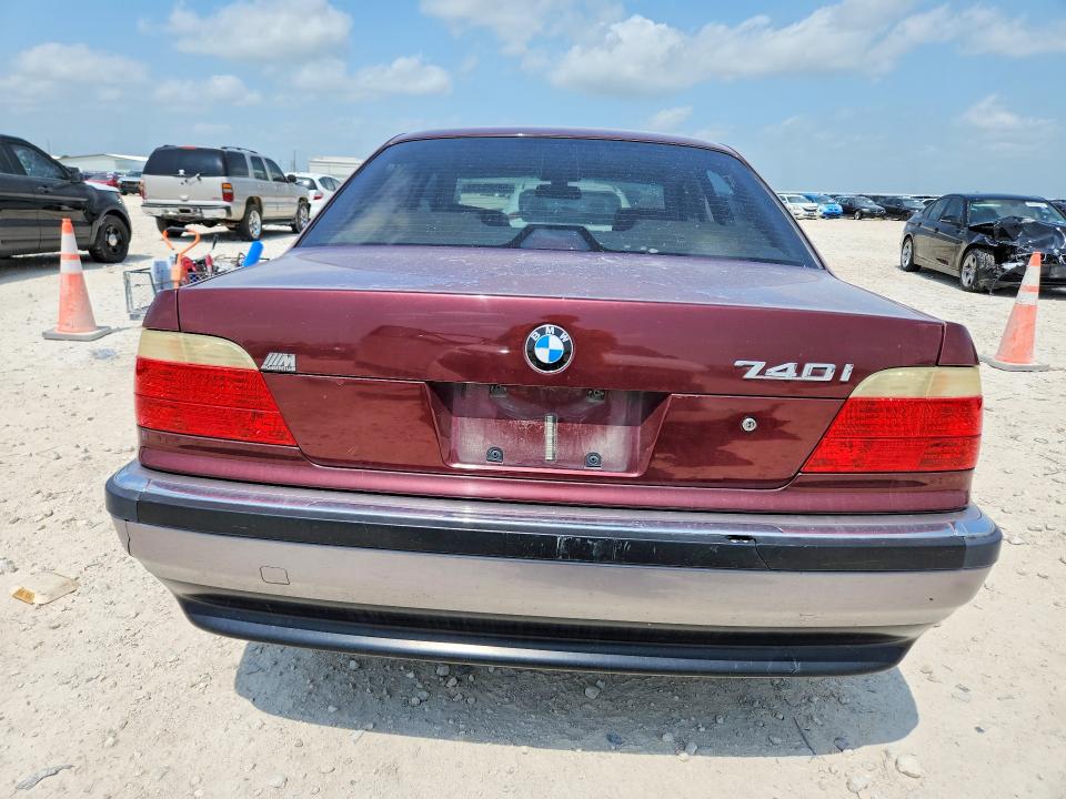2001 BMW 7 series VIN WBAGG83431DN84148 COPART salvage auction — FRONT END, Tx - Salvage Vehicle Title, sold $450 on 2026-07-02 (photo 6)