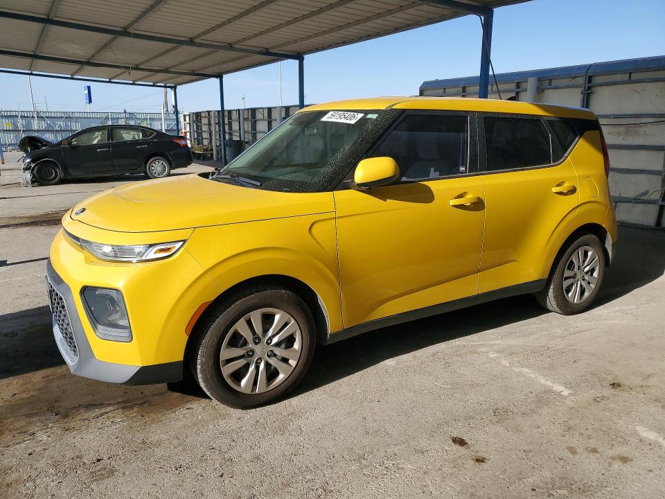 2020 Kia Soul VIN KNDJ23AU9L7050702 COPART salvage auction — REAR END, NM - CERT OF TITLE-SALVAGE (P), sold $2,950 on 2026-07-06 (photo 1)