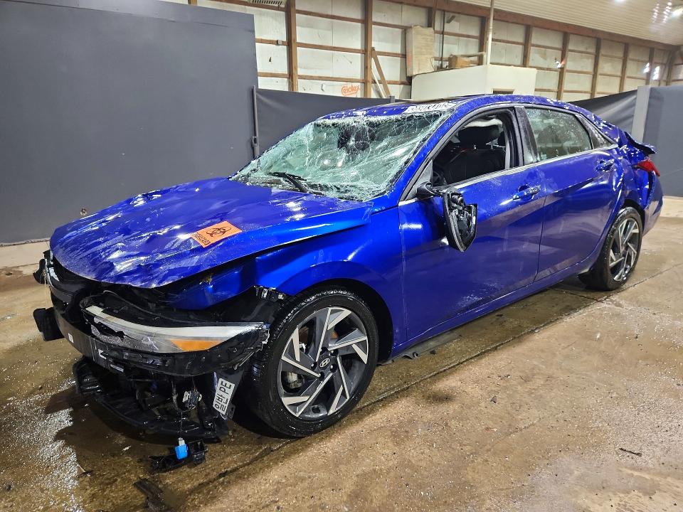 2025 Hyundai Elantra VIN KMHLP4DG4SU864340 COPART salvage auction — ROLLOVER, OH - BILL OF SALE-PARTS ONLY (P), sold $2,050 on 2026-07-11 (photo 1)