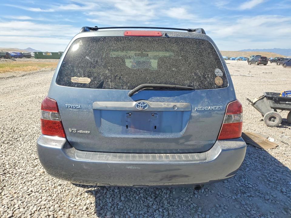 2005 Toyota Highlander VIN JTEEP21A750070053 COPART salvage auction — MINOR DENT/SCRATCHES, Ut - Certificate Of Title, sold $825 on 2026-07-07 (photo 6)