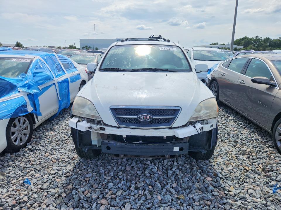 2006 Kia Sorento VIN KNDJD733565550748 COPART salvage auction — FRONT END, Fl - Certificate Of Destruction, sold $725 on 2026-07-13 (photo 5)