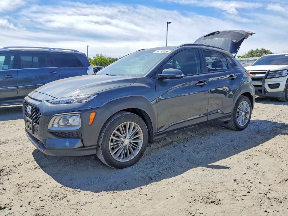 2019 Hyundai Kona VIN KM8K22AA2KU392444 COPART salvage auction — REAR END, CA - SALVAGE CERTIFICATE, sold $975 on 2026-07-23 (photo 1)