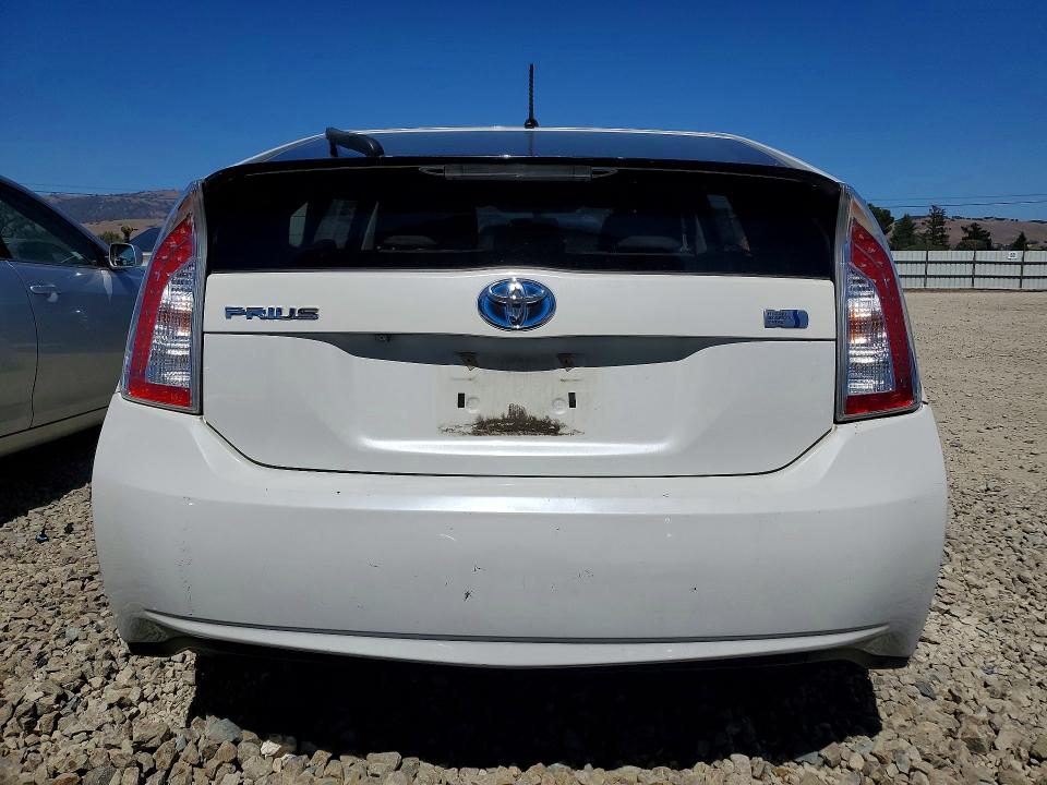 2015 Toyota Prius VIN JTDKN3DUXF0482557 COPART salvage auction — FRONT END, Ca - Salvage Certificate, sold $1,150 on 2026-07-07 (photo 6)