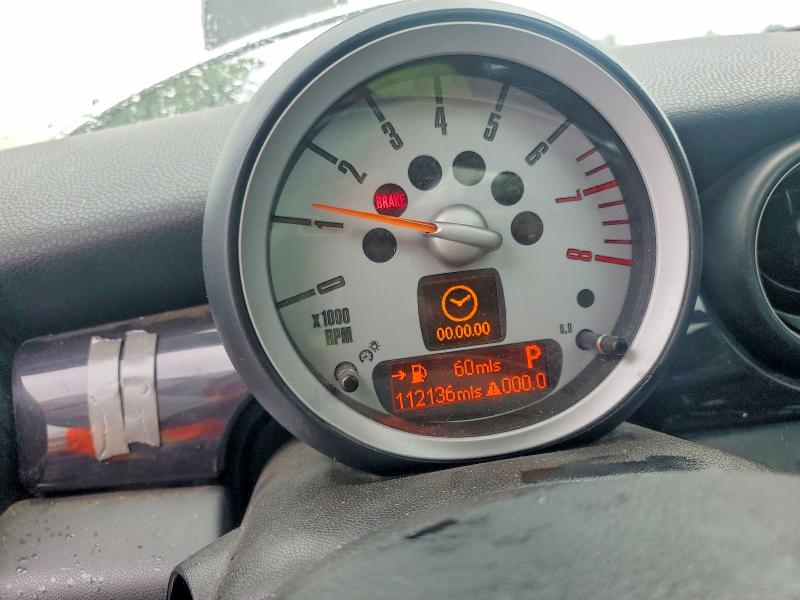 2007 Mini Cooper VIN WMWMF33597TT57367 COPART salvage auction — REAR END, Al - Cert Of Title-Salvage Title, sold $750 on 2026-07-20 (photo 9)