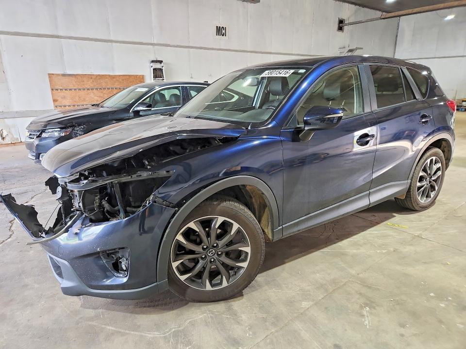 2016 Mazda VIN JM3KE4DY0G0692909 COPART salvage auction — FRONT END, Mi - Certificate Of Title, sold $1,550 on 2026-07-10 (photo 1)