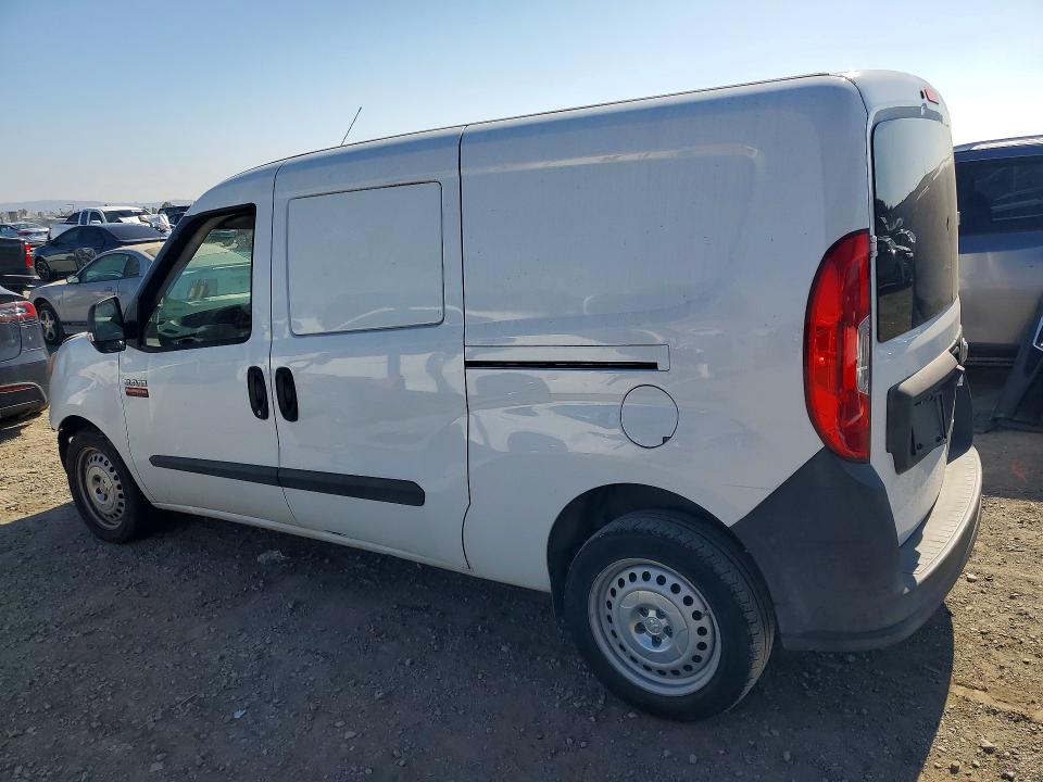 2016 Ram Promaster city VIN ZFBERFAT2G6B31919 COPART salvage auction — FRONT END, Ca - Salvage Certificate, sold $3,950 on 2026-07-08 (photo 2)
